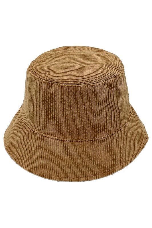 Thin Corduroy Bucket Hat