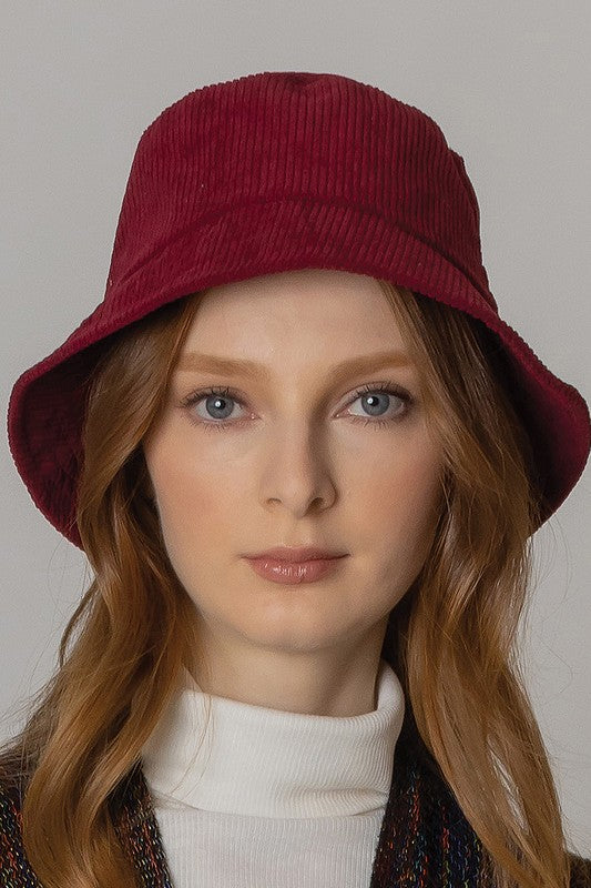 Thin Corduroy Bucket Hat
