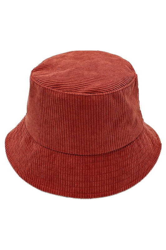 Thin Corduroy Bucket Hat