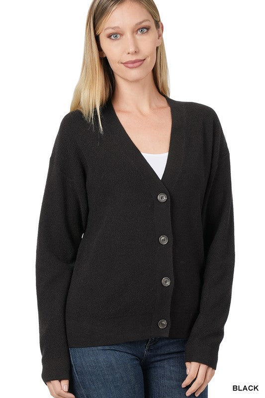 VISCOSE SWEATER CARDIGAN