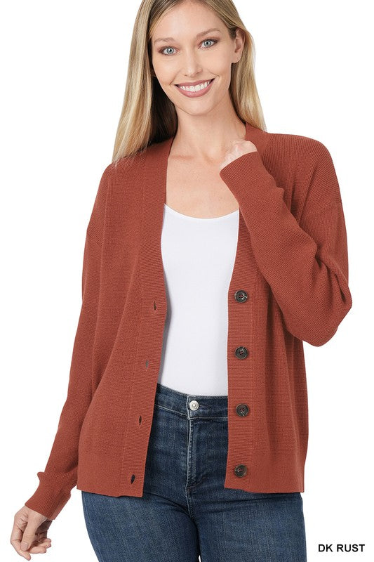 VISCOSE SWEATER CARDIGAN