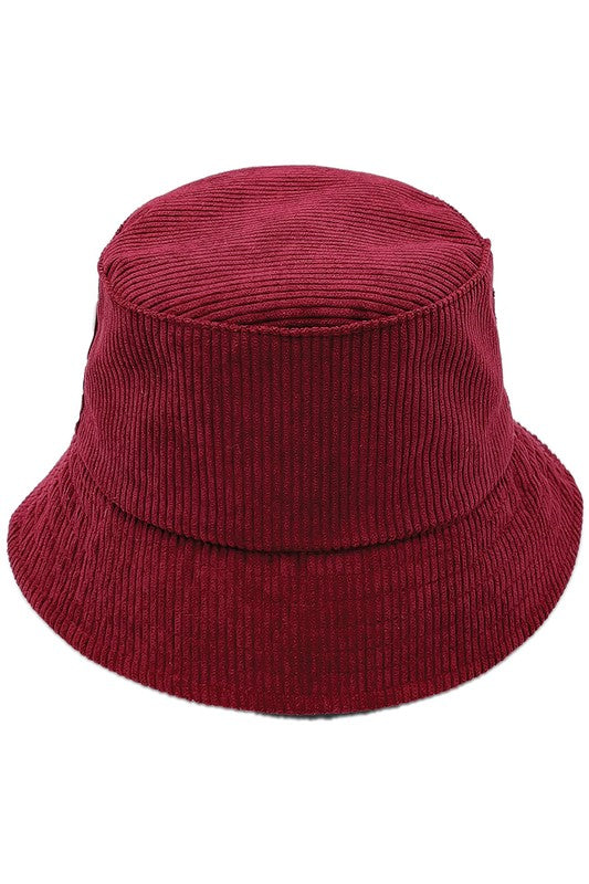 Thin Corduroy Bucket Hat